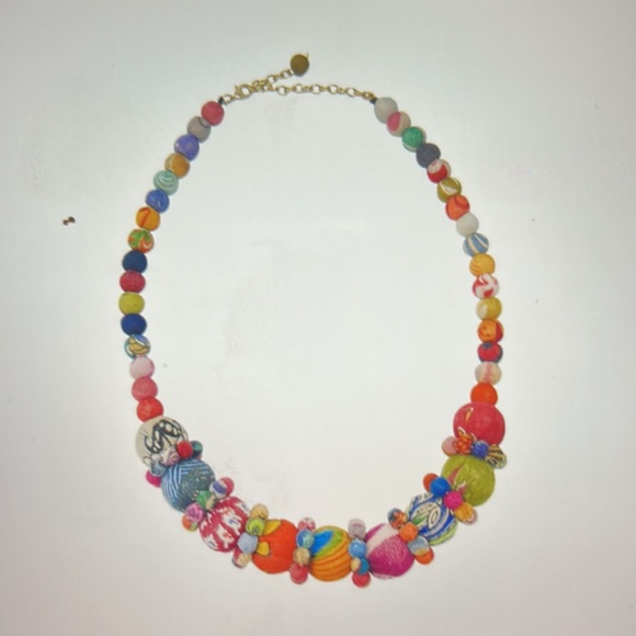 Kantha Orbit Necklace - Picture 6 of 6